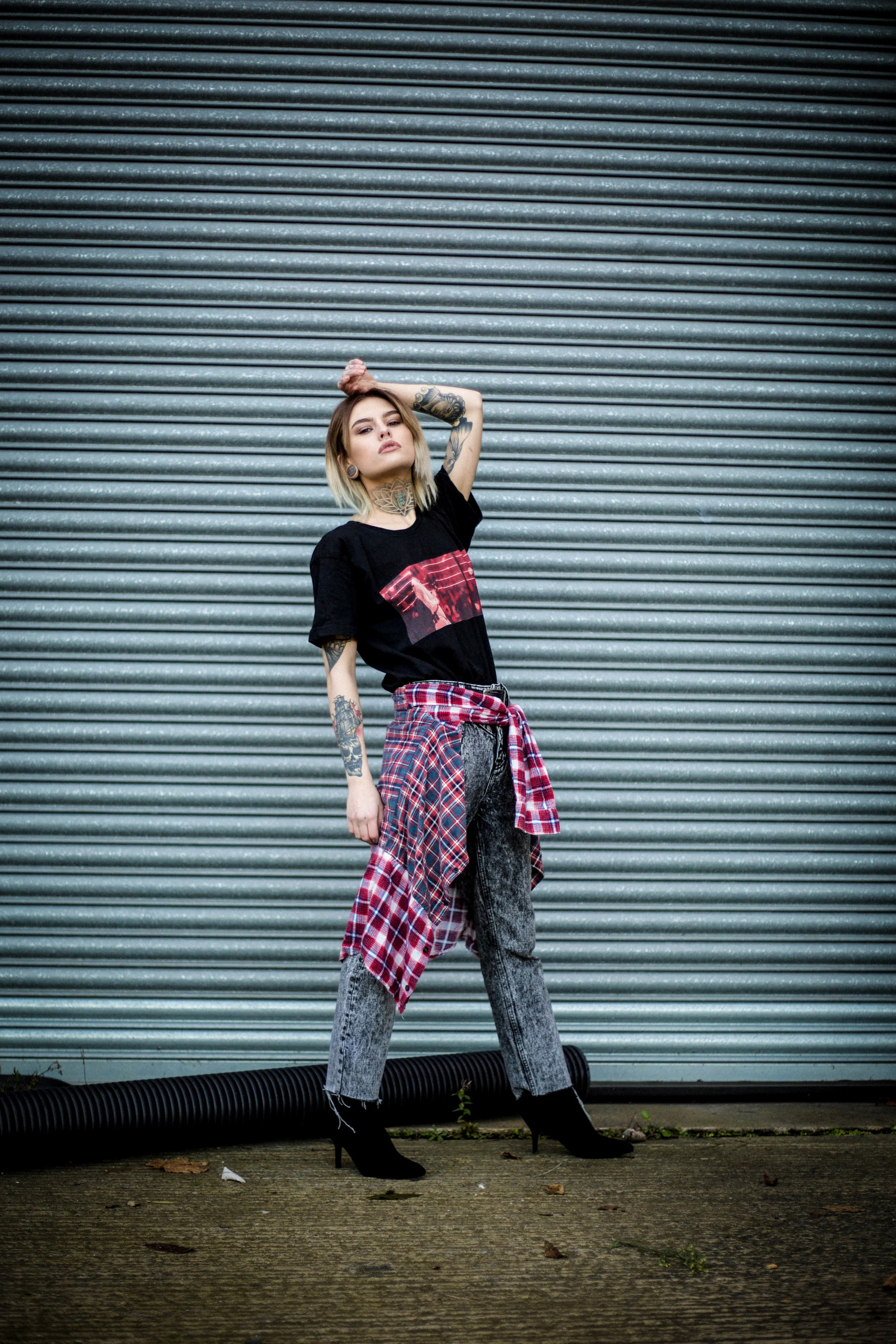 Sabotage — Avant-garde A-print Top SOULSTRACT - PRT.2 | FW16 | Editorial — Akade Wear